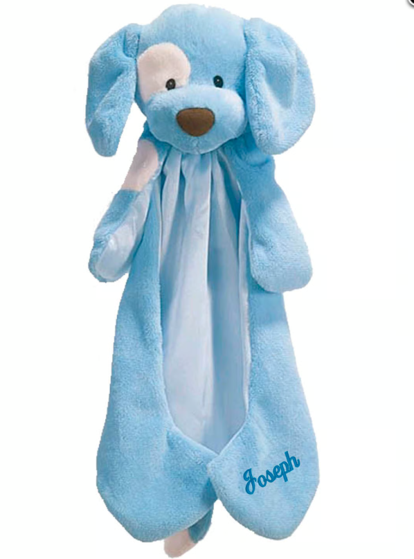 Personalized Blue Dog Huggy